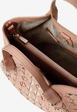 Serapian Mini Secret Mosaico Leather Shoulder Bag Pink SRMOEWLL684519C342_PINK