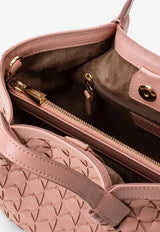 Serapian Mini Secret Mosaico Leather Shoulder Bag Blush SRMOSWLL684519A279_BLUSH