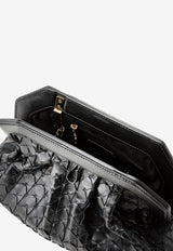 Serapian Secret Mosaico Leather Clutch Black SRMOSWLL715627B001_BLACK