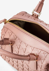 Serapian Mini Ani Mosaico Leather Top Handle Bag Blush SRMOSWLL731520A279_BLUSH