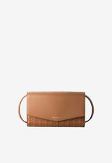 Serapian Mosaico Leather Clutch Tan SRMOSWML725221A119_TAN