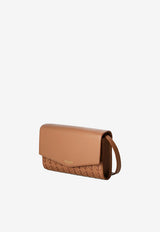 Serapian Mosaico Leather Clutch Tan SRMOSWML725221A119_TAN