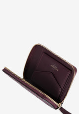 Serapian Mini Mosaico Leather Zip-Around Wallet Purple SRMOSWSL712411K321_PLUM