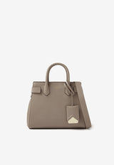 Serapian Meliné Leather Top Handle Bag Taupe SRSETWLL625326A075_BEIGE