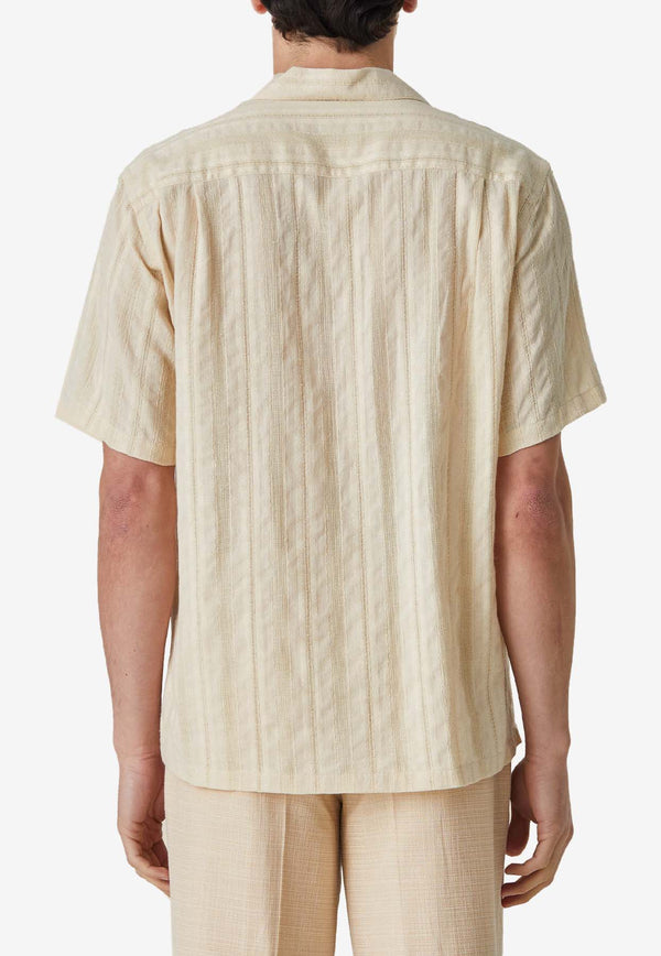 Portuguese Flannel Almada Short-Sleeved Shirt SS24002BEIGE