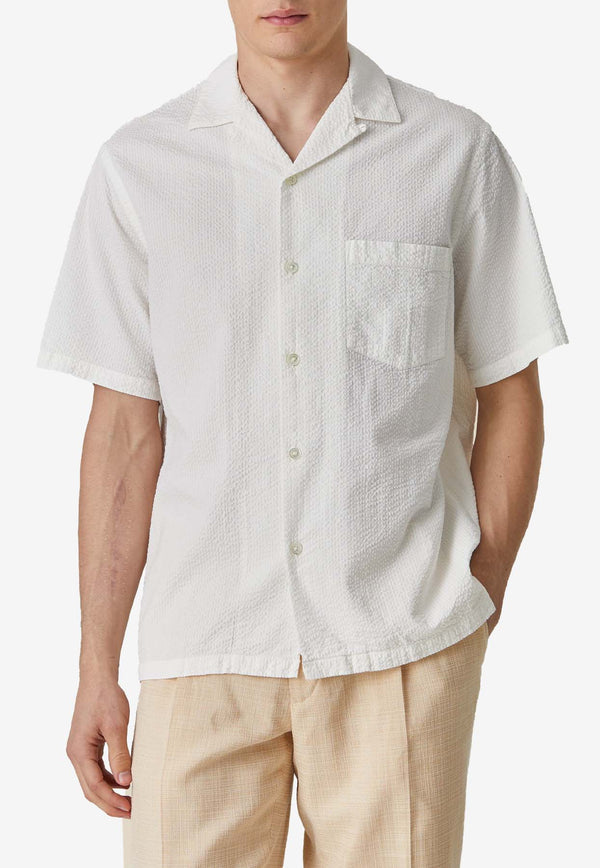 Portuguese Flannel Atlantico Short-Sleeved Shirt SS24008WHITE