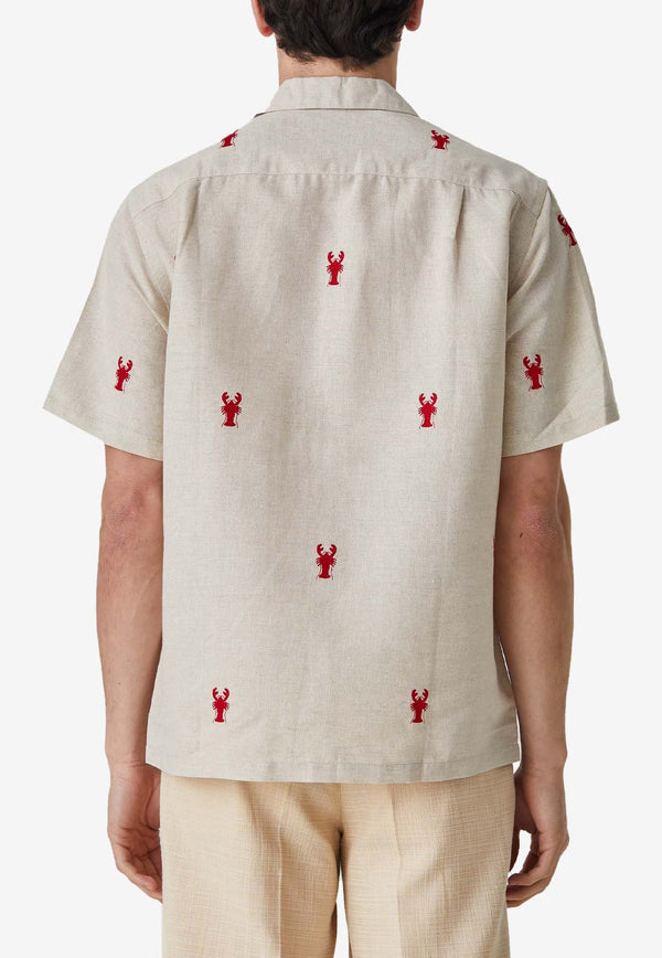 Portuguese Flannel Lobster Short-Sleeved Shirt SS24052BEIGE