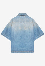 1989 Studio Boxy Short-Sleeved Denim Shirt SS24.26DE/O_1989-WA Blue