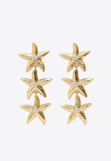 Self-Portrait Mottled Sea Star Earrings SS25-612E-GD_GOLD