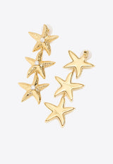 Self-Portrait Mottled Sea Star Earrings SS25-612E-GD_GOLD