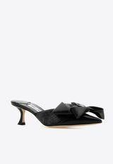 Jimmy Choo Staz 50 Vintage Leather Mules Black STAZ MULE 50 GWG BLACK/BLACK