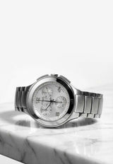 S.T. Dupont Stainless Steel Chronograph 38mm watch Silver ST.DSSC38W_TH