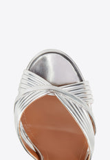 Aquazzura Sundance 140 Crystal-Embellished Platform Sandals SUDHIGS0-LAM-CCC