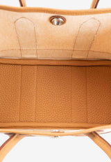 Neo Garden 23 in Sesame Negonda Leather and Toile H Viking Canvas with Palladium hardware