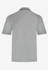 Piqures Sellier Collar Detail Polo T-shirt