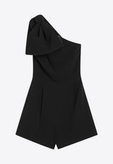 Max Mara Pianoforte Teano One-Shoulder Short Playsuit Black TEANOVI/R_MAXMP-015