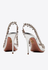 Aquazzura Temptation 105 Crystal-Embellished Sandals TEMHIGSC-SPP-CCC