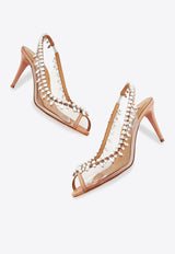 Aquazzura Temptation 75 Leather Pumps TEMMIDS1-NPV-PWP