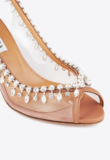 Aquazzura Temptation 75 Leather Pumps TEMMIDS1-NPV-PWP