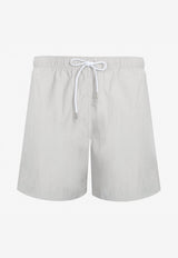 "H Fantome" Print Swim Trunks