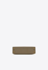 Mini Kelly 20 in Etoupe Epsom Leather with Gold Hardware