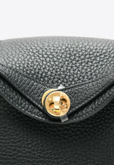 Mini Lindy II in Black Clemence with Gold Hardware