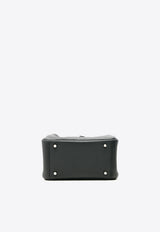 Mini Lindy II in Black Clemence Leather with Palladium Hardware
