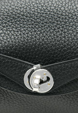 Mini Lindy II in Black Clemence Leather with Palladium Hardware