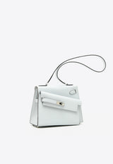 Mini Kelly 20 En Desordre in Gris Platine Epsom Leather with Palladium Hardware