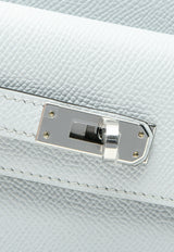Mini Kelly 20 En Desordre in Gris Platine Epsom Leather with Palladium Hardware