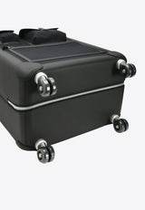 Rolling Mobility Suitcase III Business Cargo in Black Geoland and Regate Leather