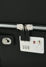 Rolling Mobility Suitcase III Business Cargo in Black Geoland and Regate Leather