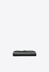 Kelly To Go Wallet in Black Epsom Leather with Palladium Hardware