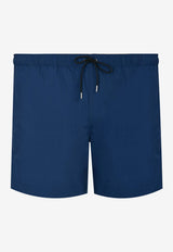 "H Fantome" Print Swim Trunks