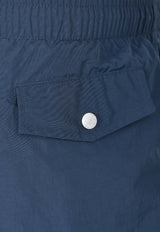 "H Fantome" Print Swim Trunks