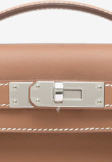 Kelly Cut in Gold Swift Leather with Palladium Hardware