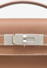 Kelly Cut in Gold Swift Leather with Palladium Hardware