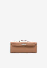 Kelly Cut in Gold Swift Leather with Palladium Hardware