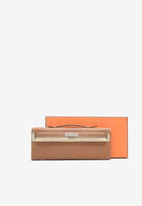 Kelly Cut in Gold Swift Leather with Palladium Hardware