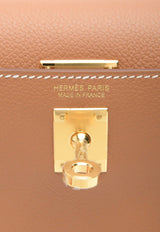 Kelly Danse in Gold Evercolor Leather with Gold Hardware