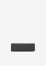 Kelly Pochette HSS Verso Clutch Bag in Black and Bleu Saphir Swift Leather with Gold Hardware
