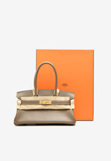 Birkin Shoulder Light 29 in Etoupe Evercolor Leather with Gold Hardware