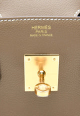 Birkin Shoulder Light 29 in Etoupe Evercolor Leather with Gold Hardware