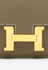 Constance 1-24 in Etoupe Epsom Leather with Gold Hardware