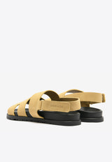 Genius Sandals in Beige Albatre Suede