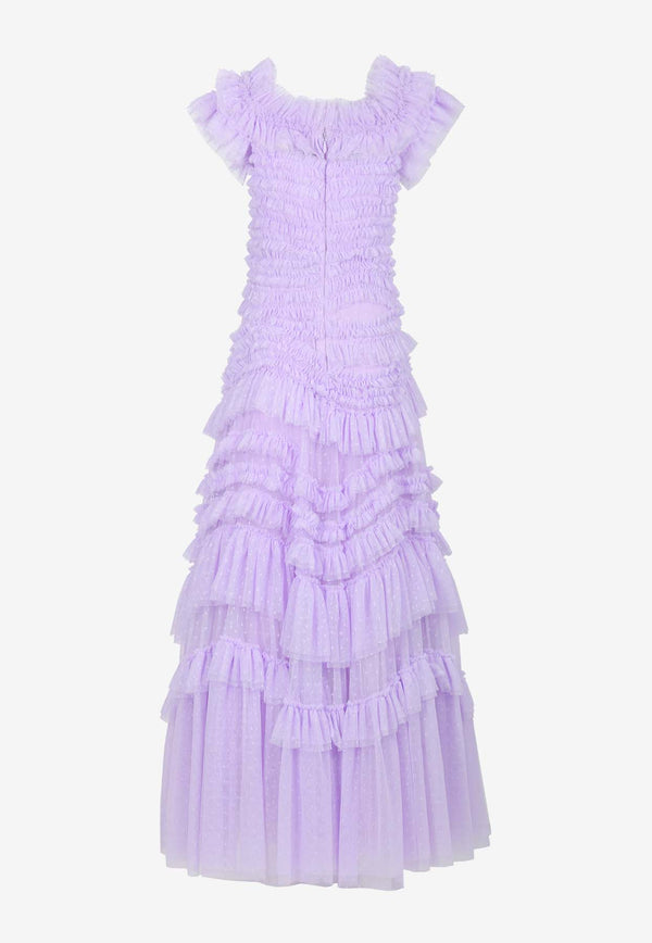 Needle & Thread Wild Rose Off-Shoulder Gown Lilac DG-OS-07-RPS24-PWPLILAC/LAVENDAR