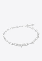 Kelly PM Double Chaine Bracelet in Silver