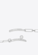 Kelly PM Double Chaine Bracelet in Silver