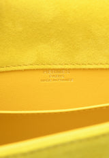 Kelly Danse in Jaune Citron Ostrich Boreale with Palladium Hardware