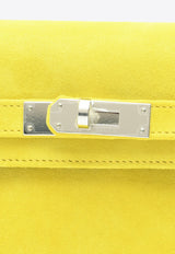 Kelly Danse in Jaune Citron Ostrich Boreale with Palladium Hardware